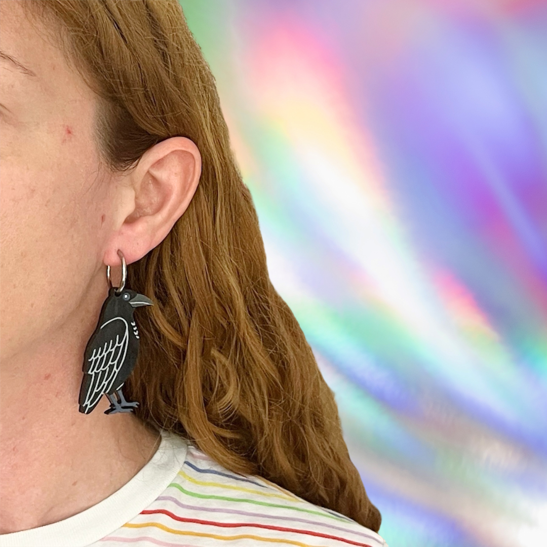 Black Raven earrings