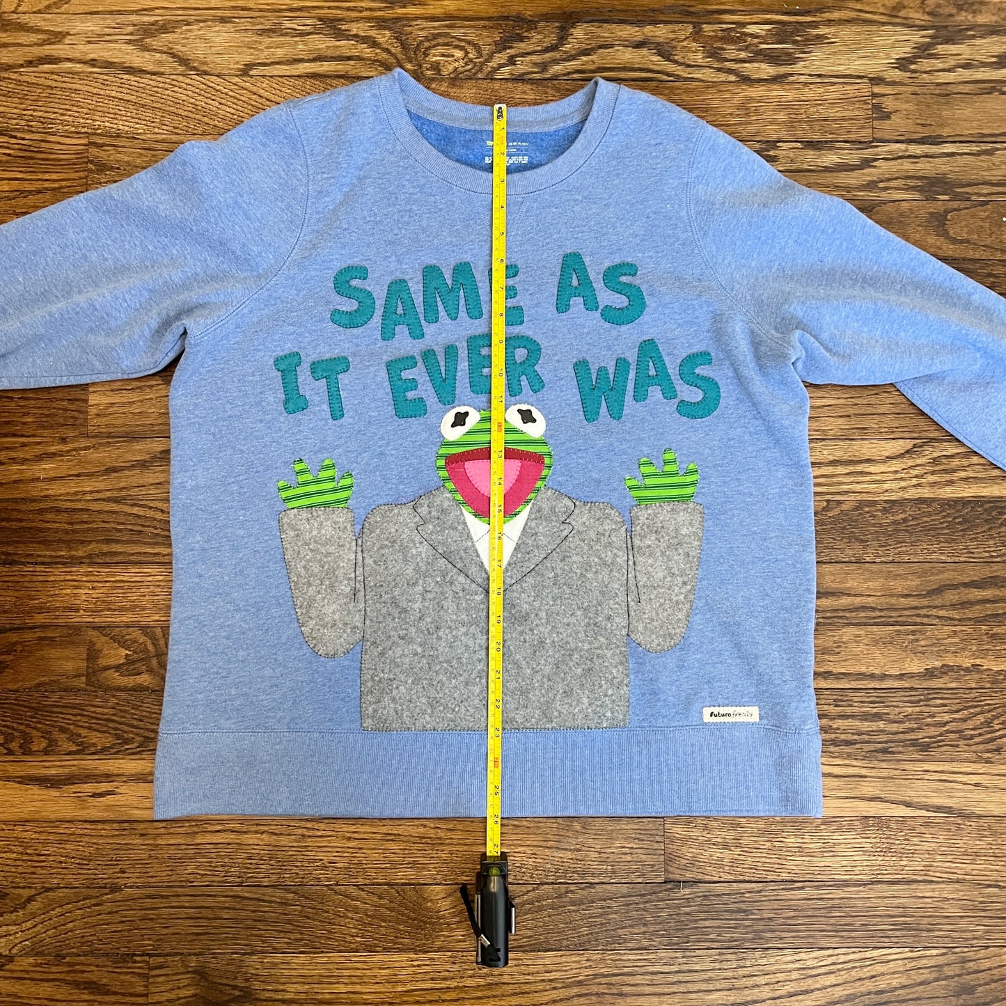 Kermit "same as it ever was" sweatshirt (light blue)