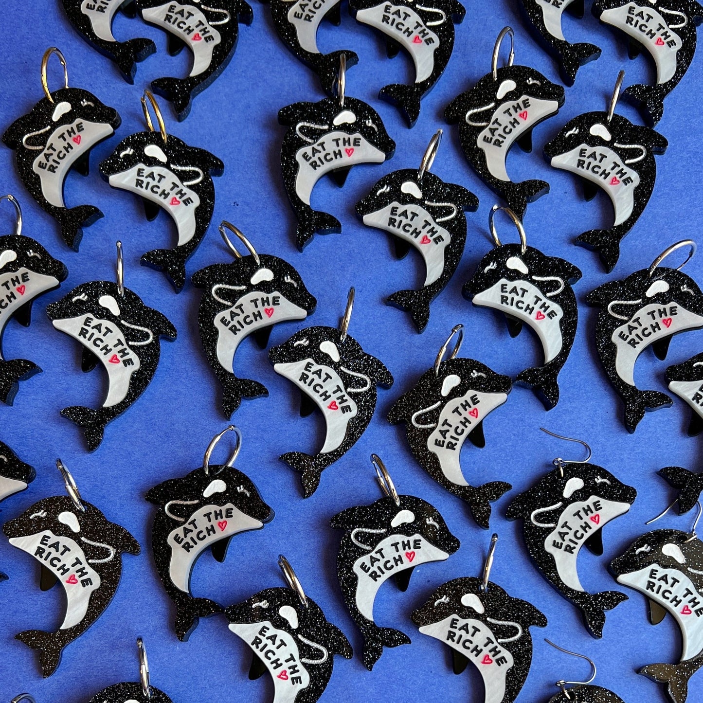 Gladis the orca earrings