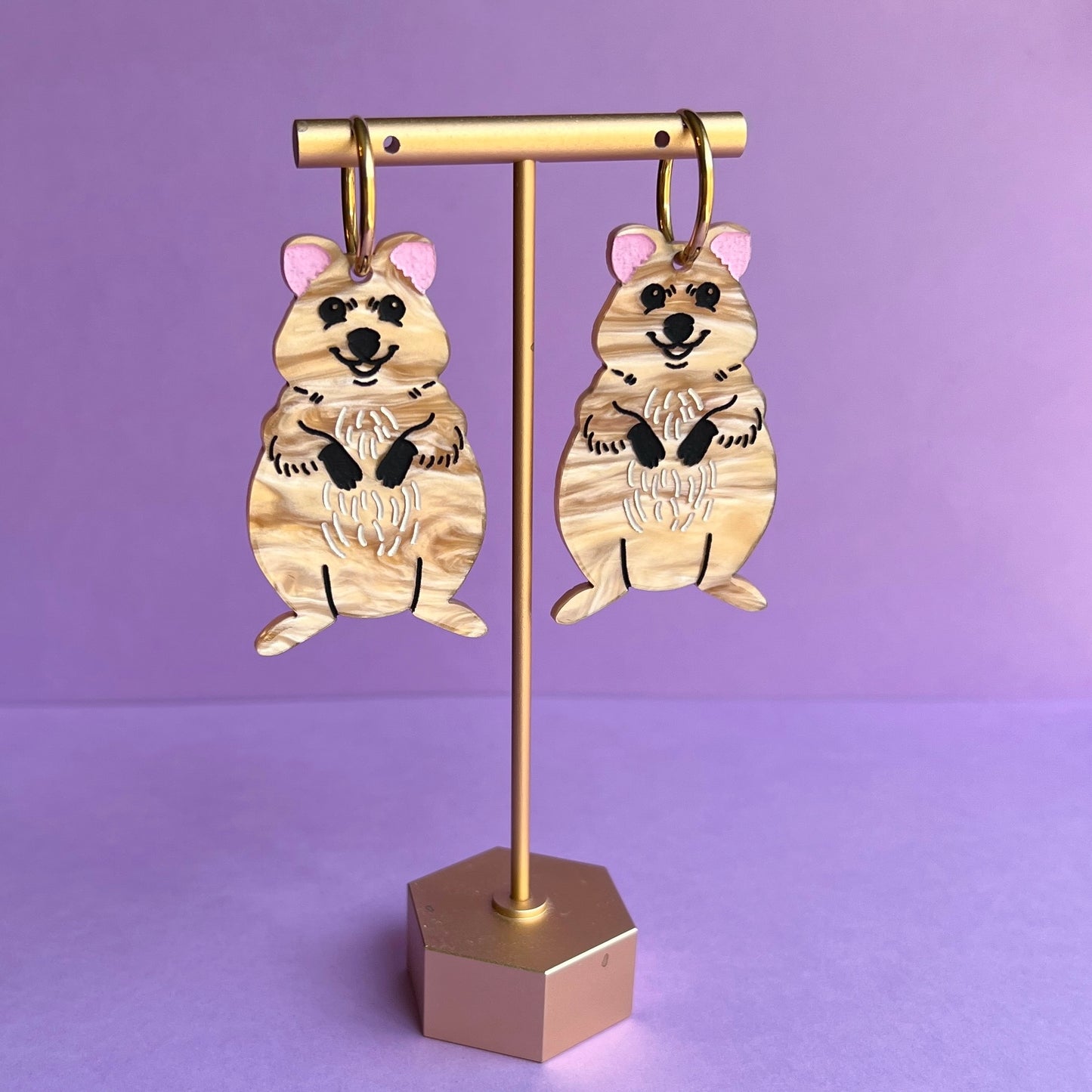 Quokka earrings