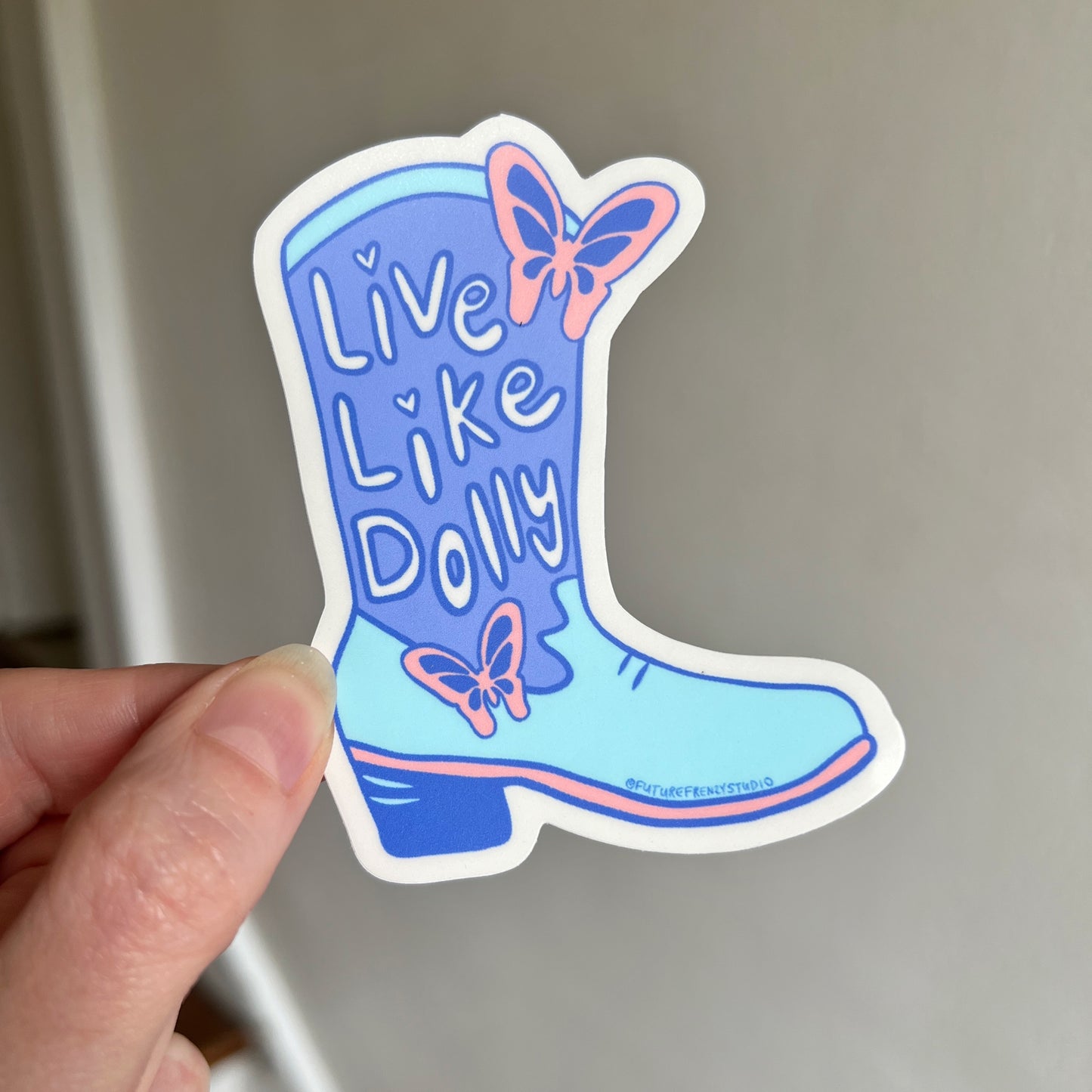 Dolly Boot Sticker