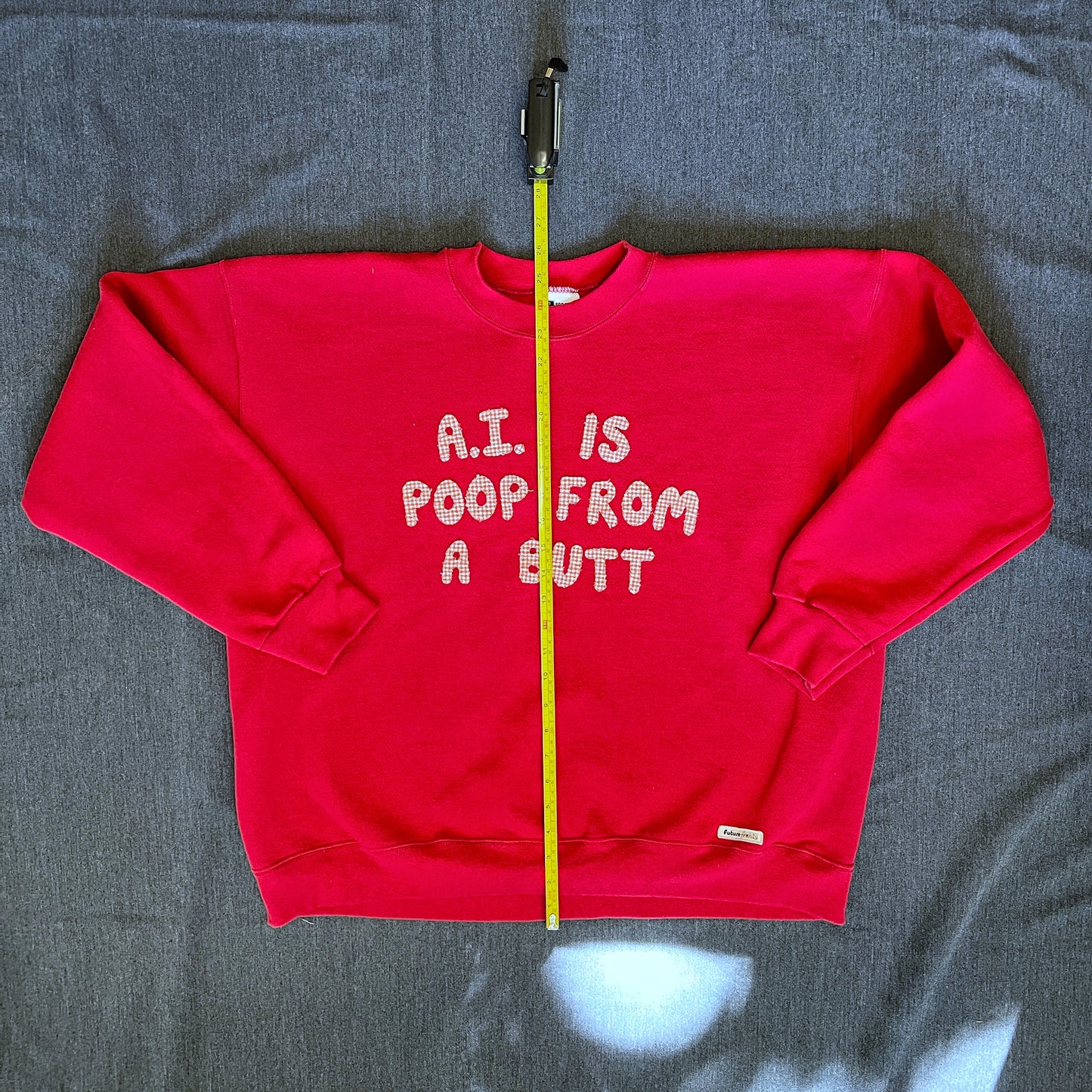 A.I. is poop - red sweatshirt