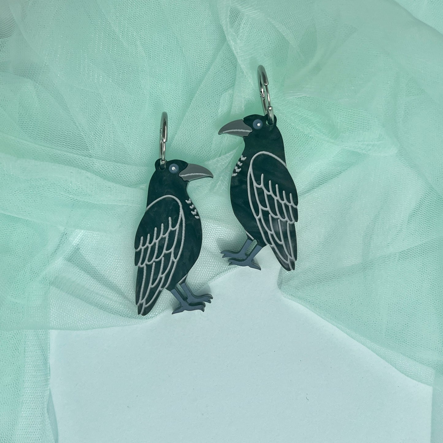 Black Raven earrings