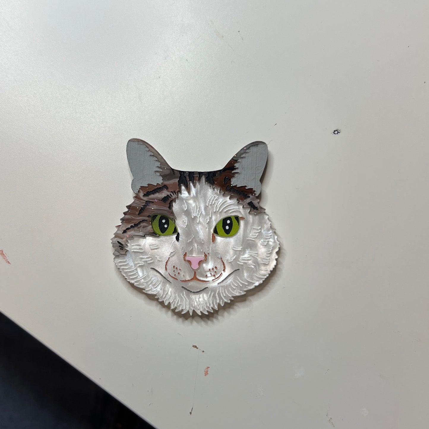Allison Custom Cat Keychain