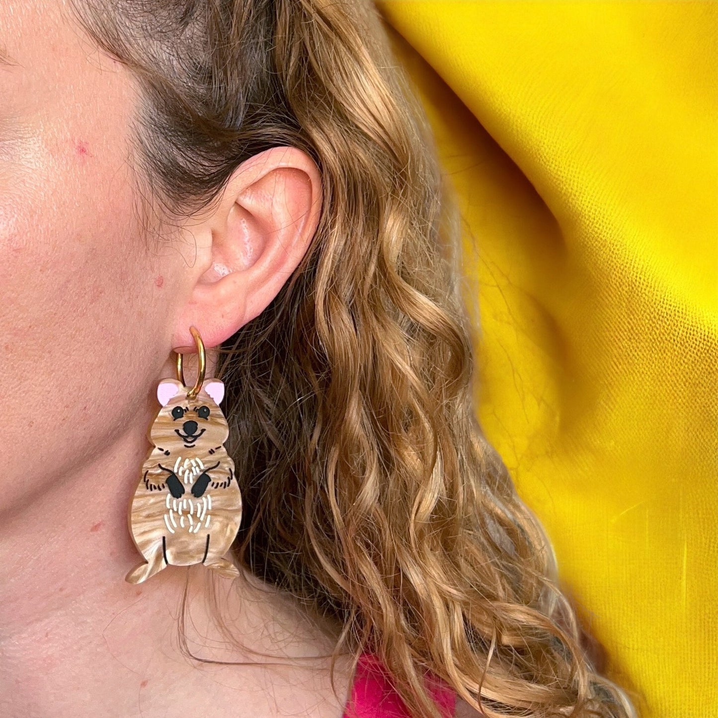 Quokka earrings