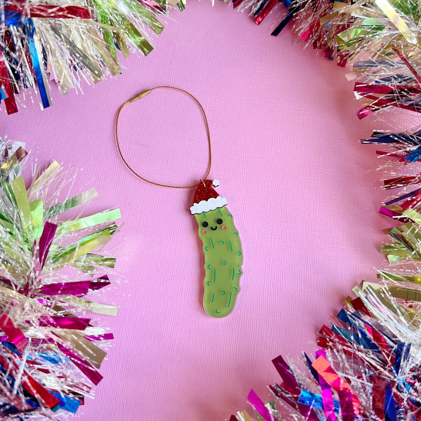 Christmas pickle ornament