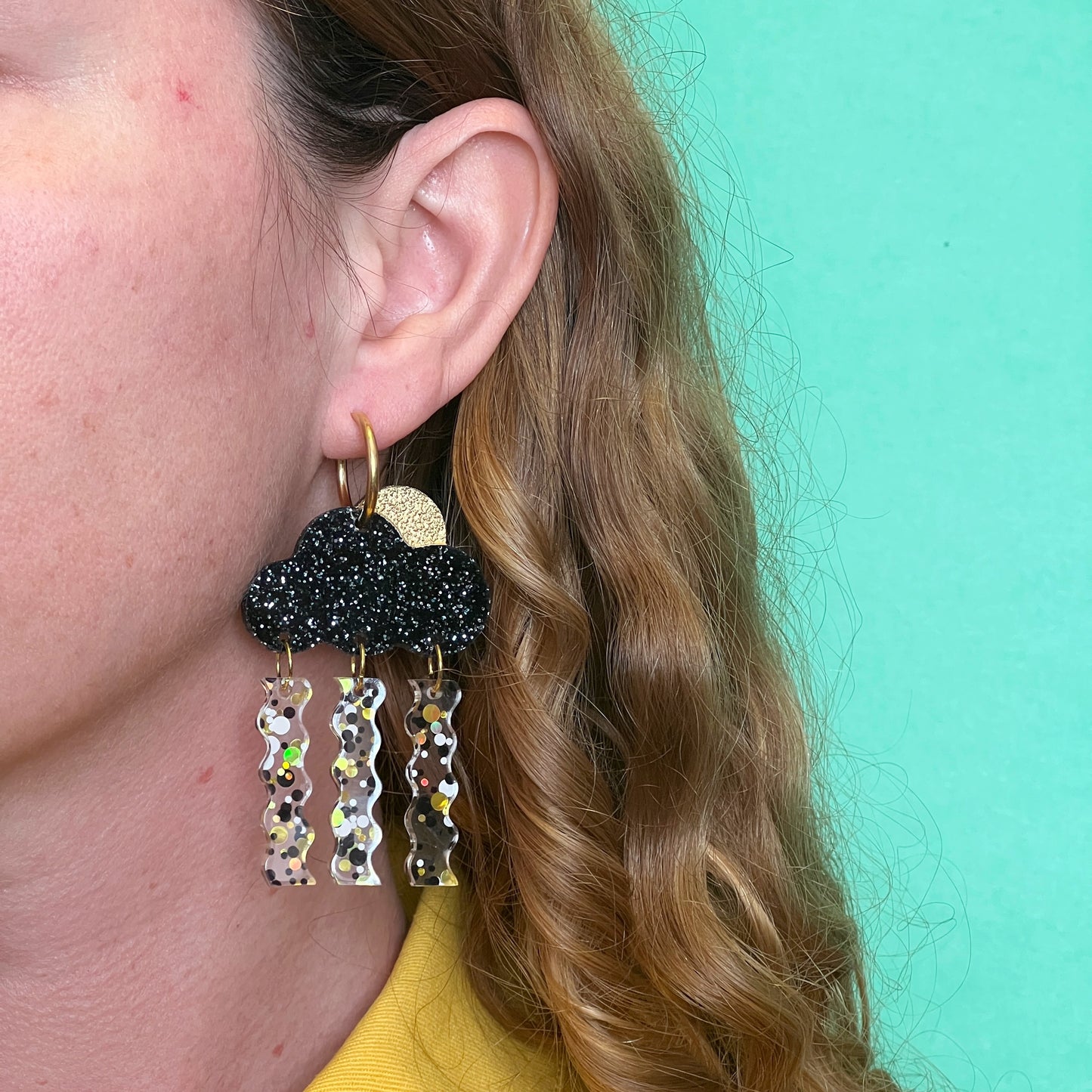 Moonlight dangle earrings