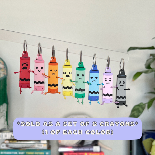 ALL 8 CRAYON EARRINGS