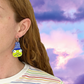 Wizard frog earrings