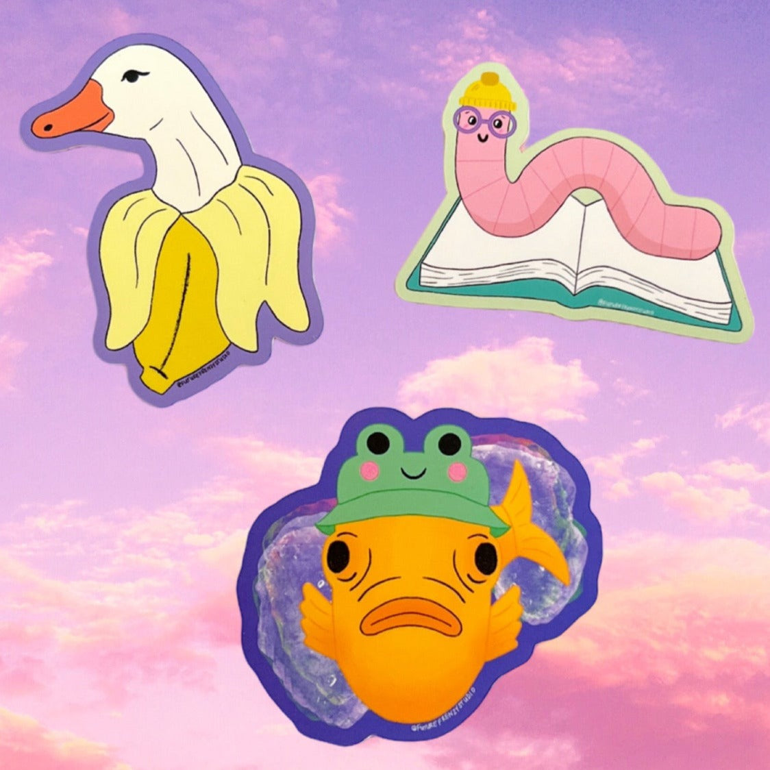 Ducknana sticker