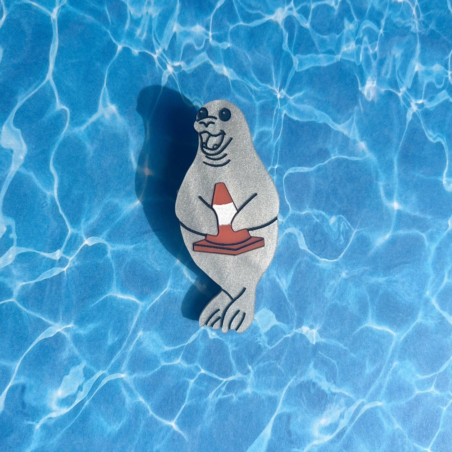 Neil the seal brooch