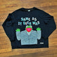 Kermit "same as it ever was" sweatshirt (black)
