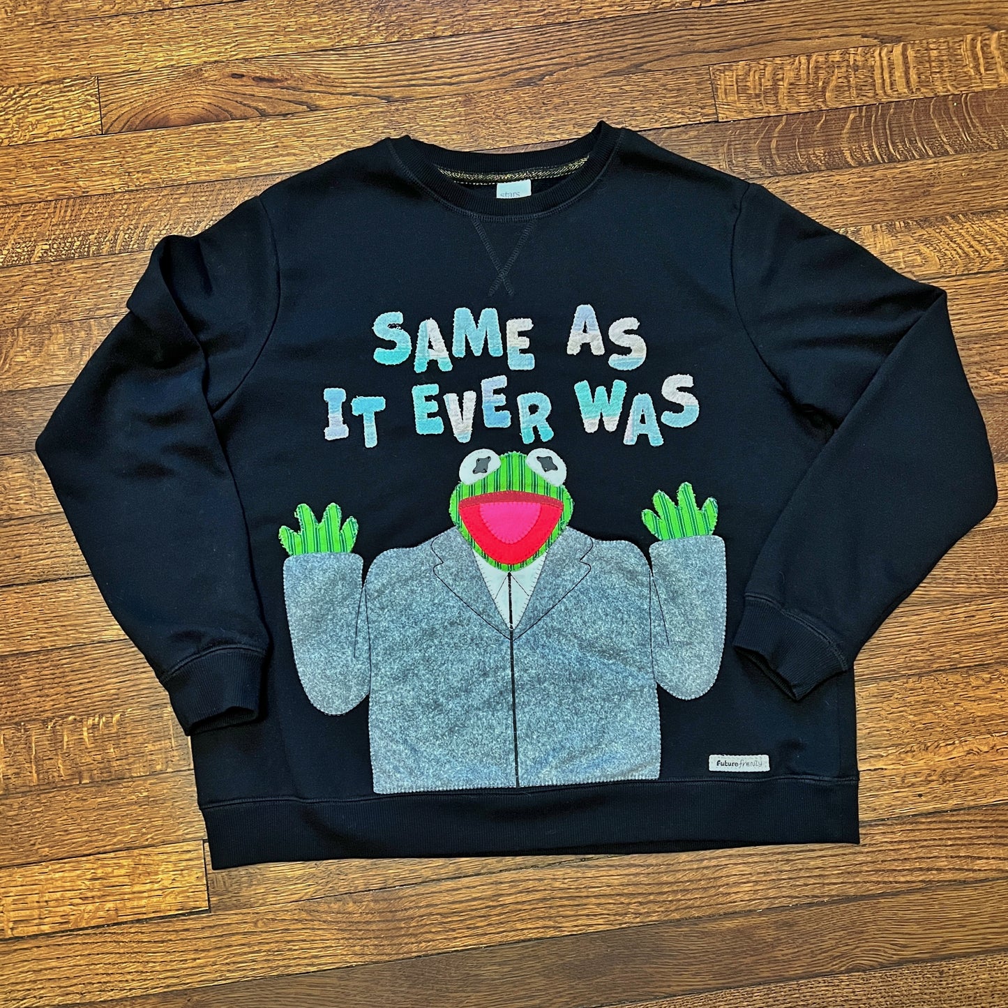 Kermit "same as it ever was" sweatshirt (black)