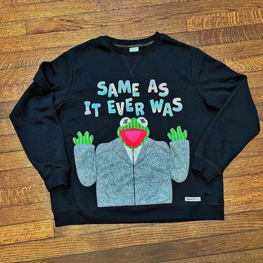 Kermit "same as it ever was" sweatshirt (black)
