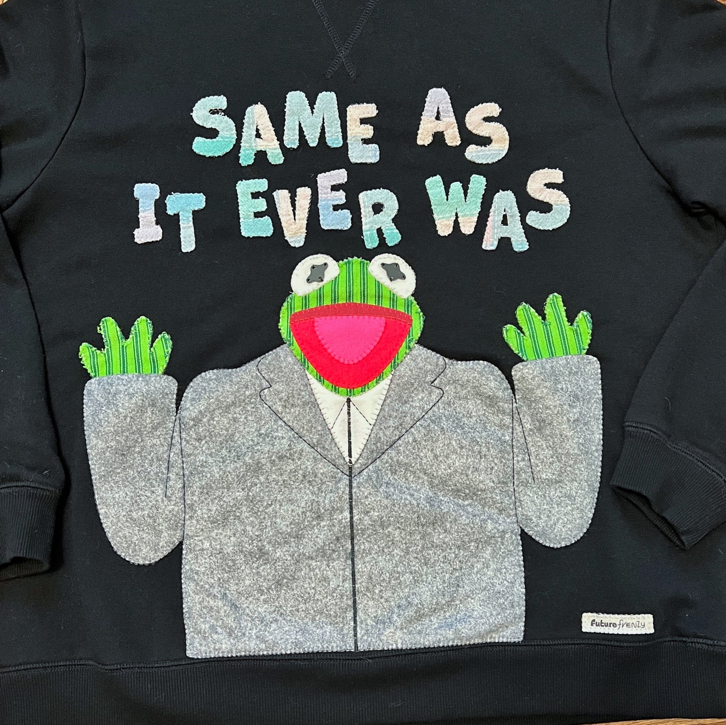 Kermit "same as it ever was" sweatshirt (black)