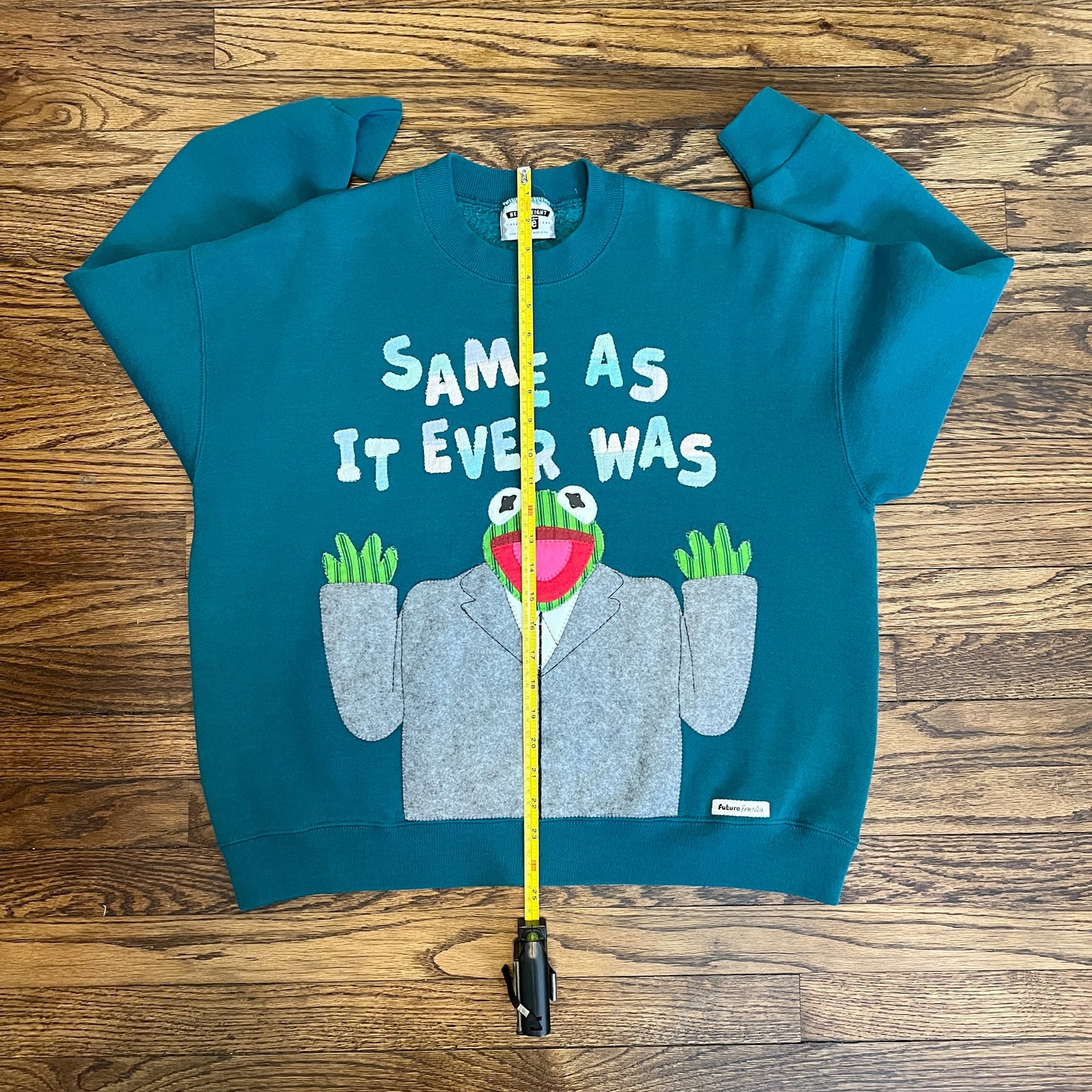 Kermit "same as it ever was" sweatshirt (teal)