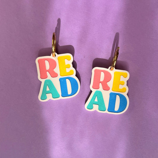 READ earrings