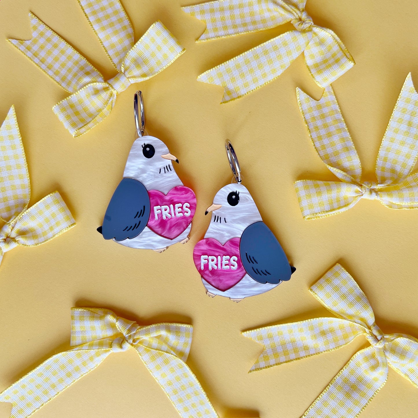Fries seagull *single earring*