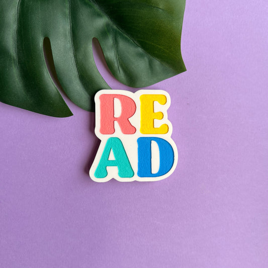 READ magnet or brooch