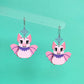 Cute bat earrings
