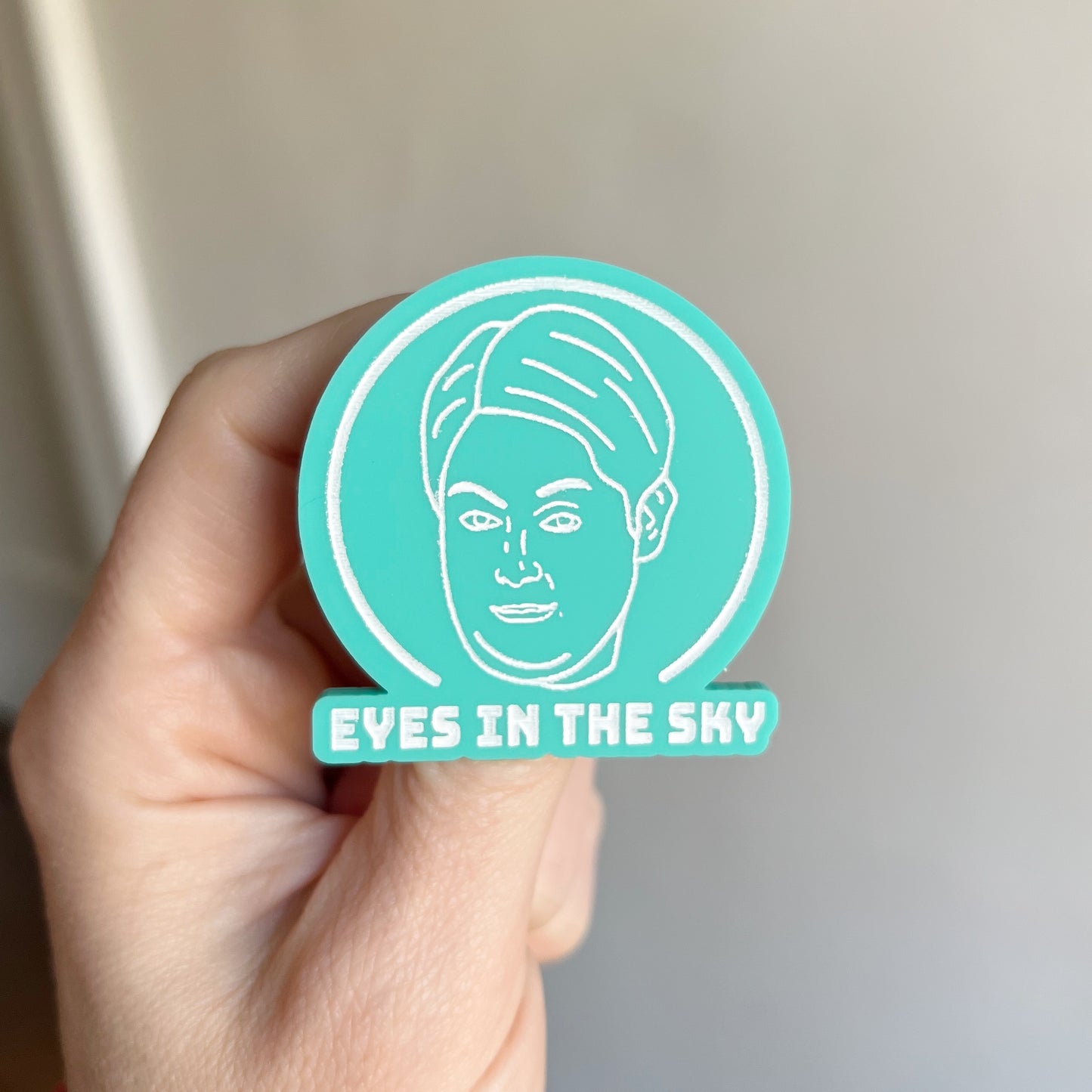 Eyes in the Sky pin (iridescent) brooch/pin