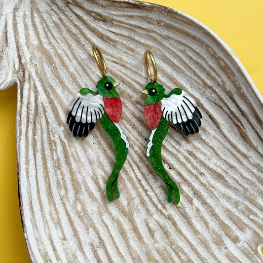 Quetzal earrings