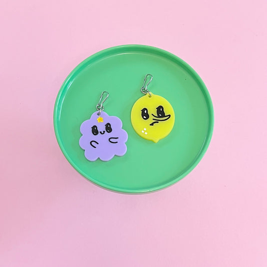 Cutesy Adventure Pals zipper pull or bag charm