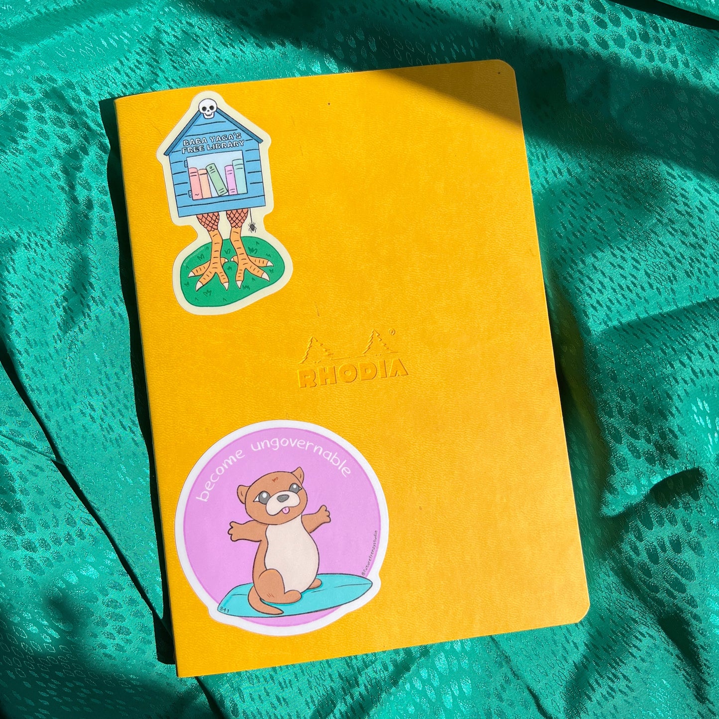 Baba Yaga's Free Library sticker