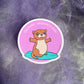 Ungovernable otter sticker