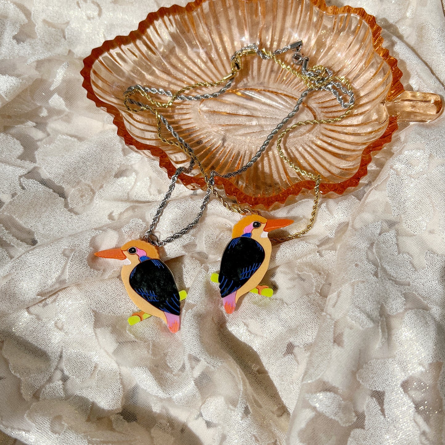Dwarf kingfisher necklace