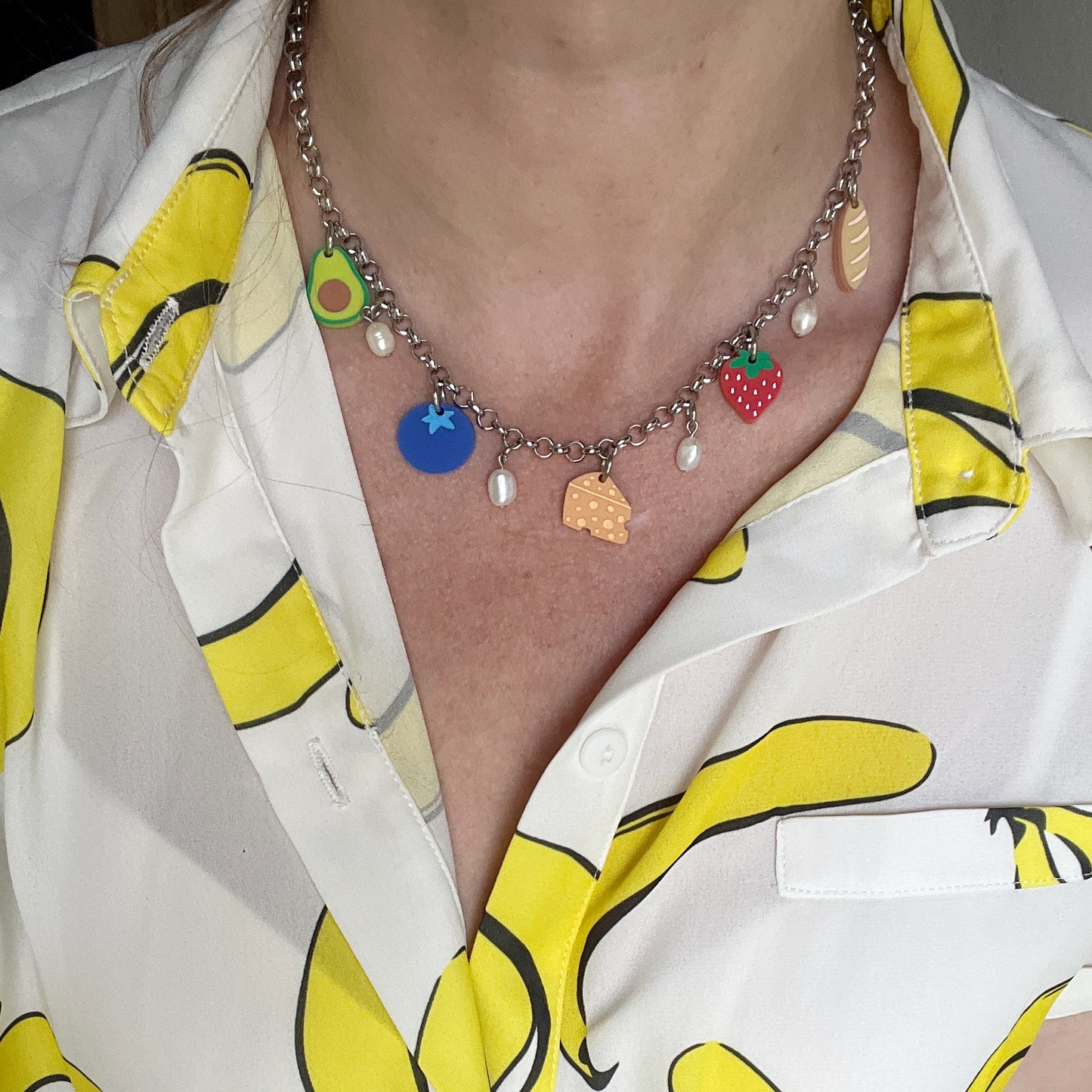 Picnic basket necklace