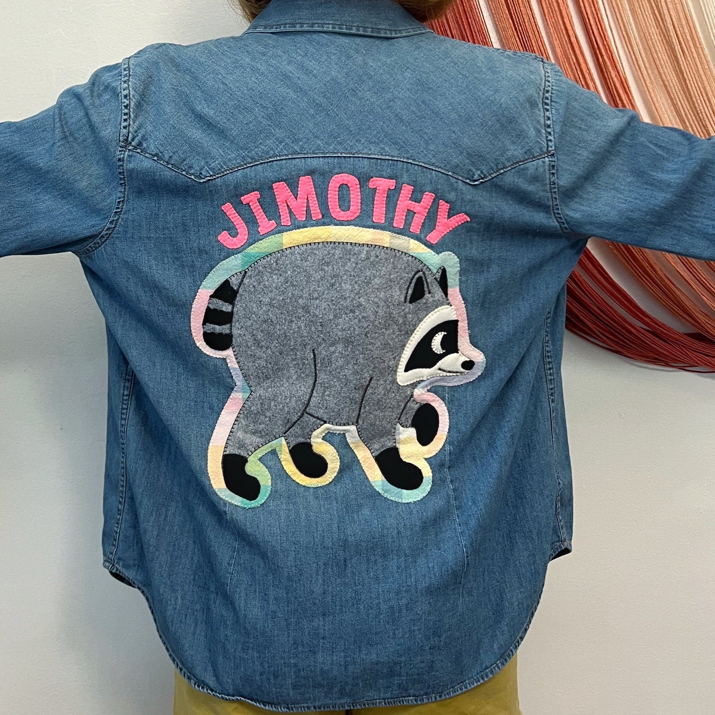 Jimothy denim button-up shirt