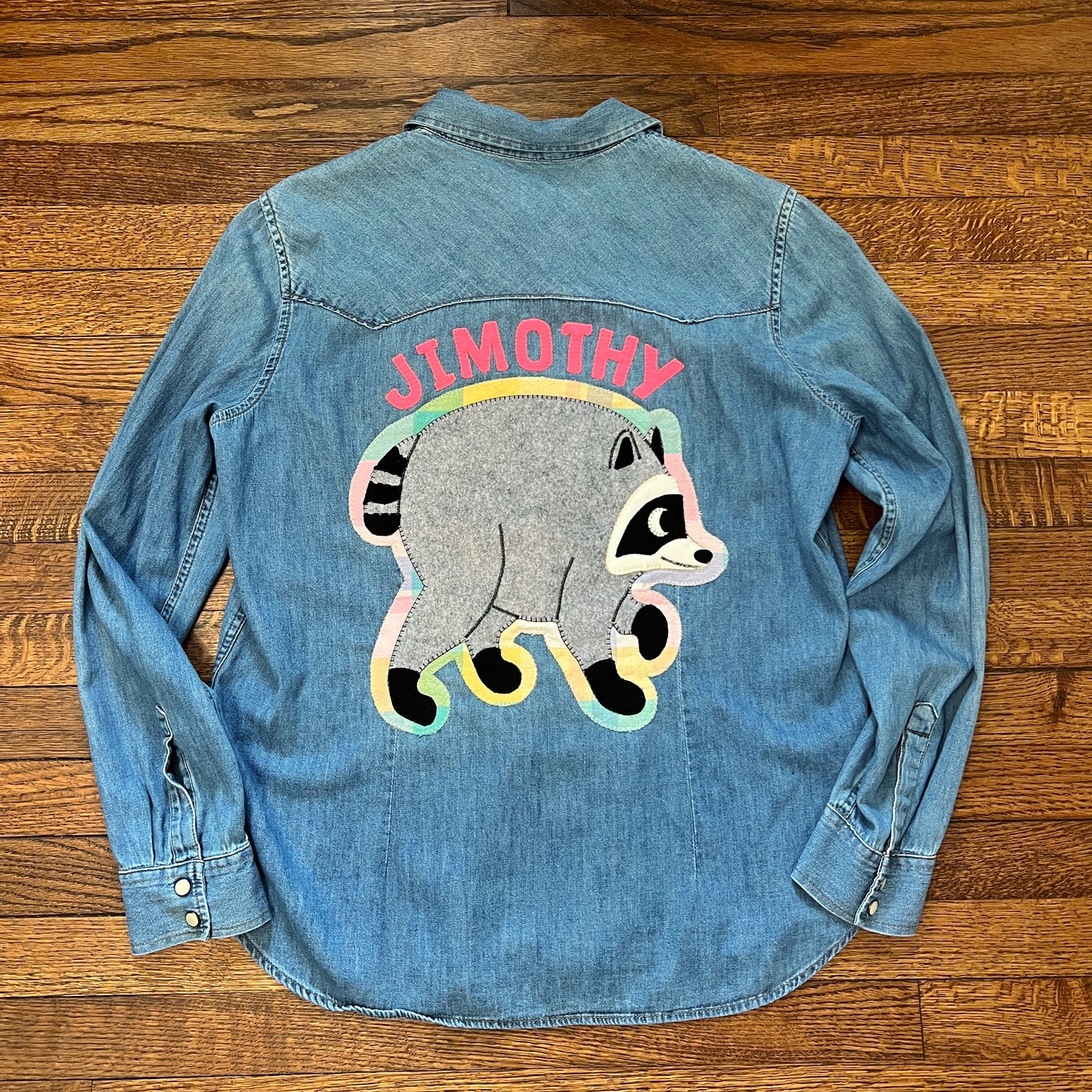 Jimothy denim button-up shirt