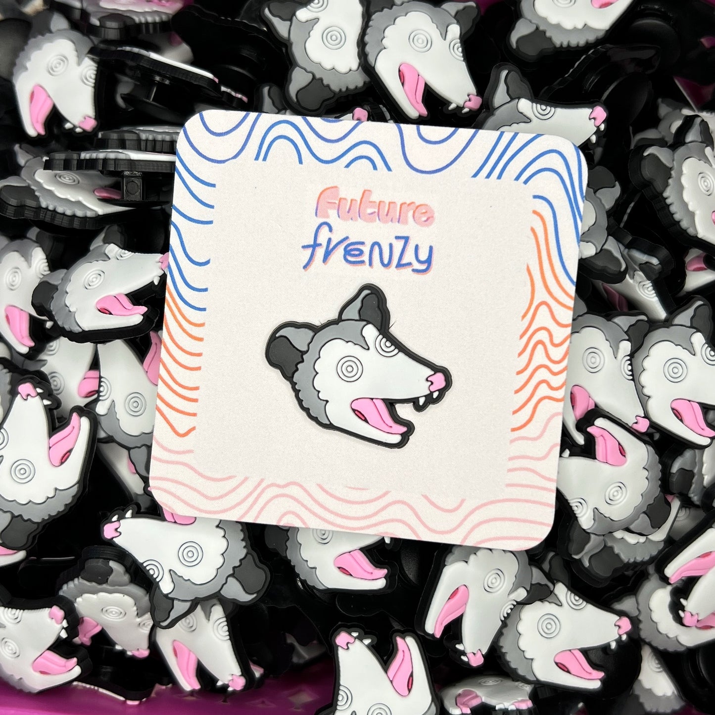 *SINGLE* opossum shoe stud/charm charm