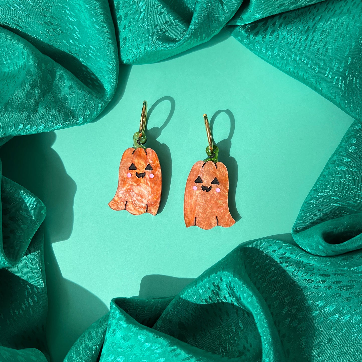Pumpkin Ghost earrings