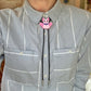 Cute bat bolo tie
