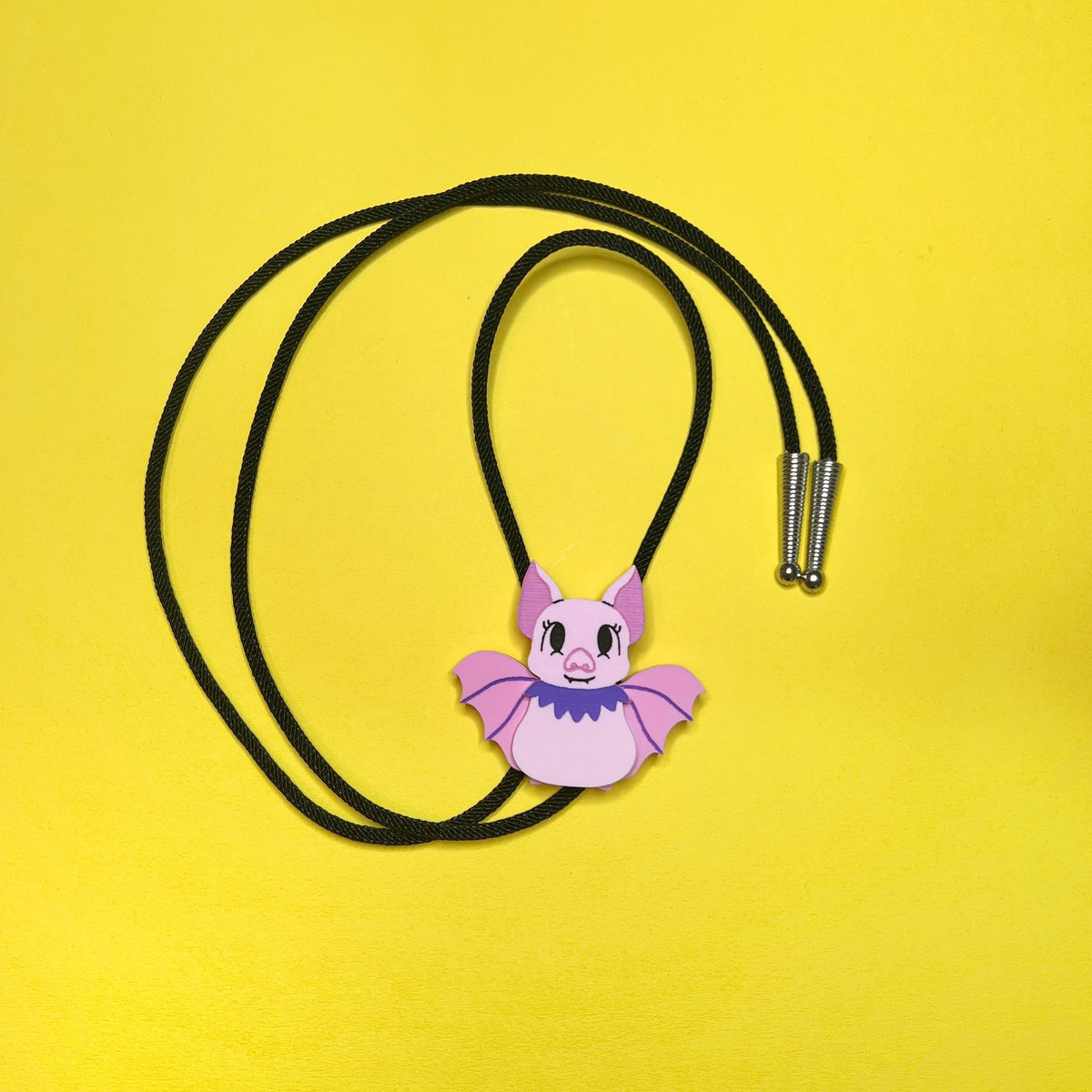 Cute bat bolo tie