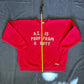 A.I. is poop - red sweatshirt