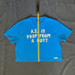 A.I. is poop - blue boxy t-shirt