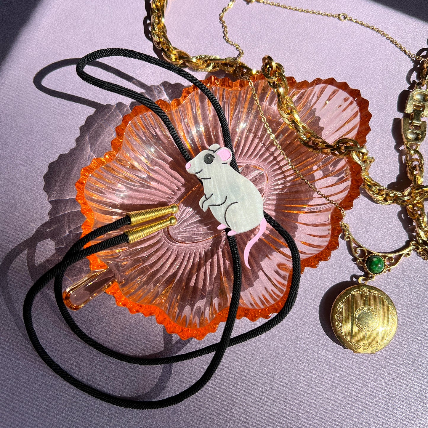 Rat bolo tie