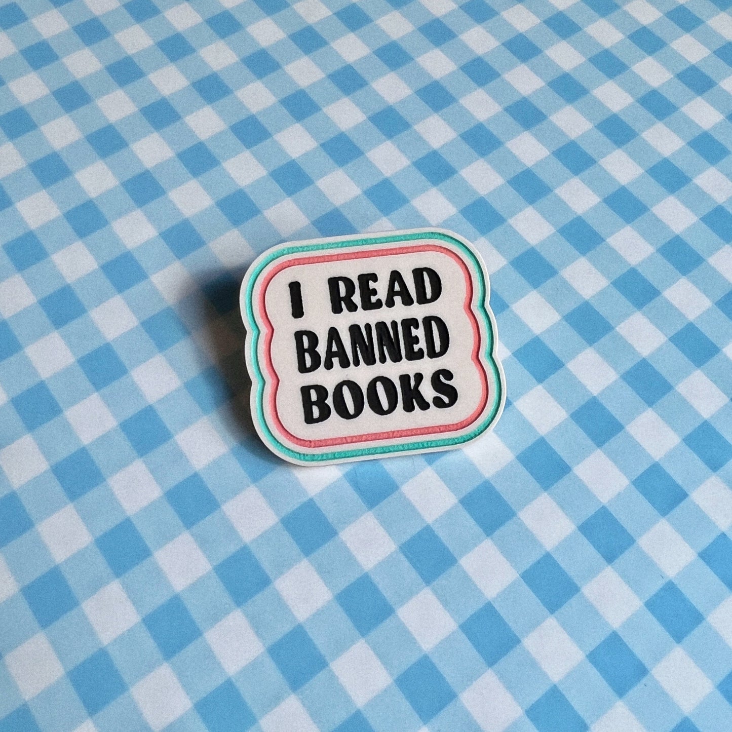 Banned books magnet/brooch