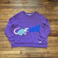 Screaming opossum sweatshirt (purple)