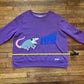 Screaming opossum sweatshirt (purple)