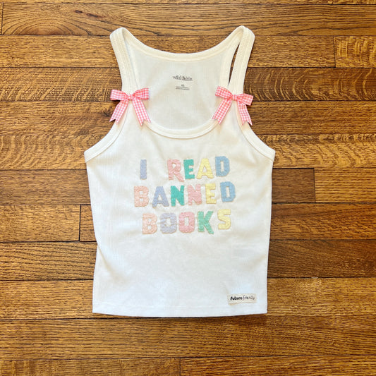 I read banned books tank top