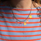 Iridescent ghostie necklace