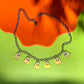Iridescent ghostie necklace