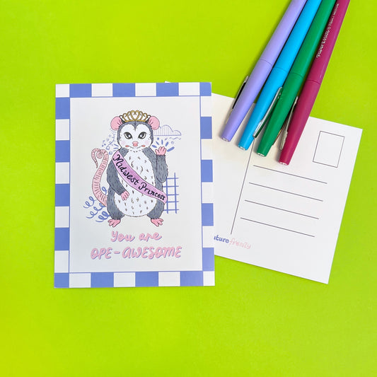 Midwest Princess Ope-awesome postcard