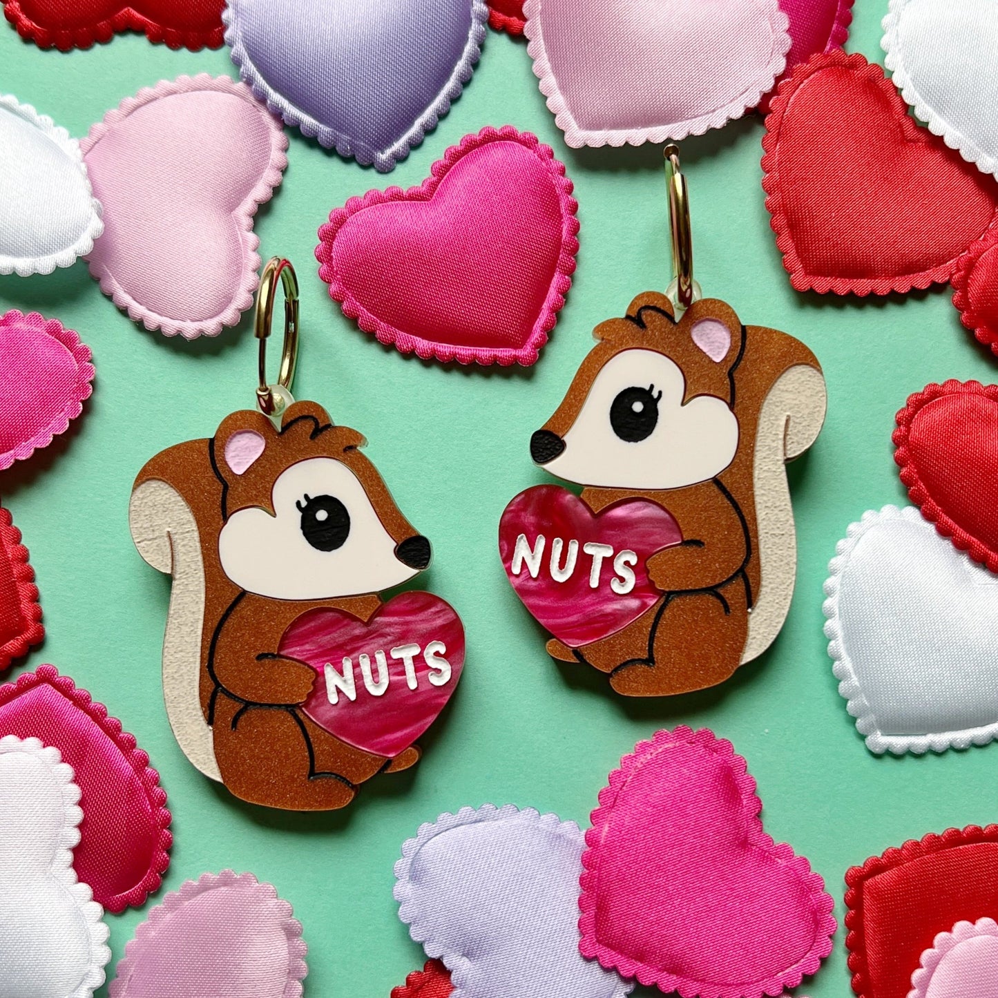 Nuts squirrel *single earring*