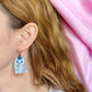 Blueberry ghost earrings