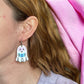 BOOkish ghost earrings